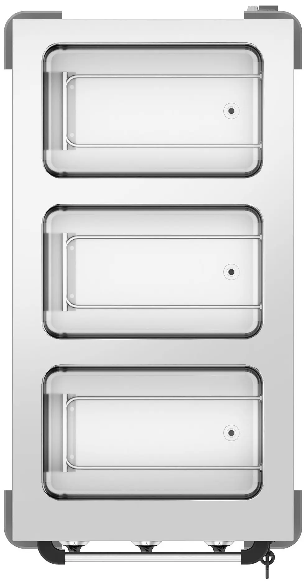 Carucior cald GGM Gastro TWBK300 (Inox) - 5