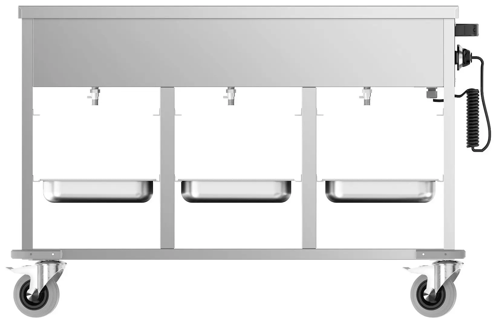 Carucior cald GGM Gastro TWBK300 (Inox) - 7