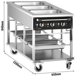 Carucior cald GGM Gastro TWBK300 (Inox) Thumb