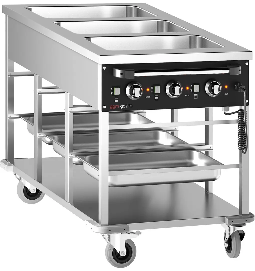 Carucior cald GGM Gastro TWBK300 (Inox)