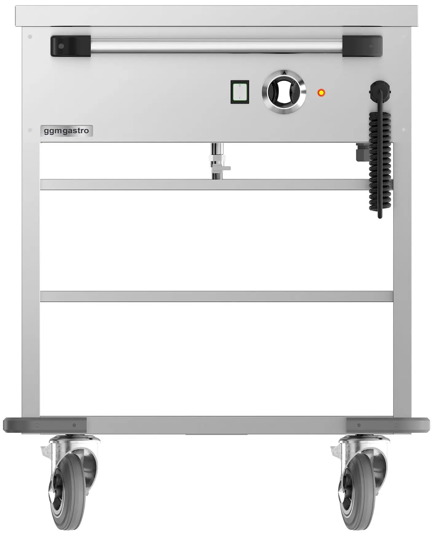Тепловая тележка GGM Gastro TWBK310 (Inox) - 2