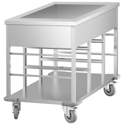 Тепловая тележка GGM Gastro TWBK310 (Inox) Thumb