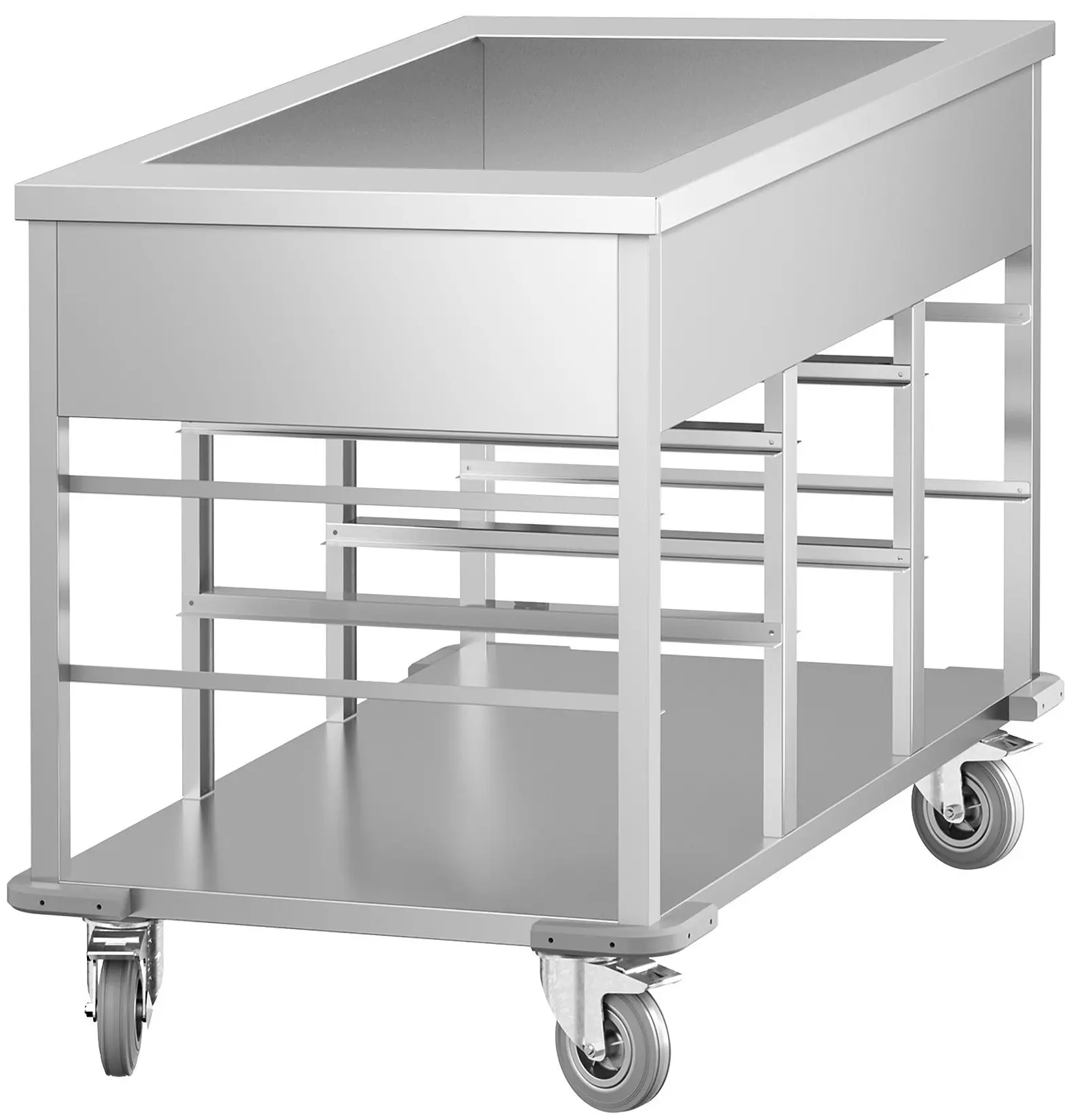 Тепловая тележка GGM Gastro TWBK310 (Inox) - 4