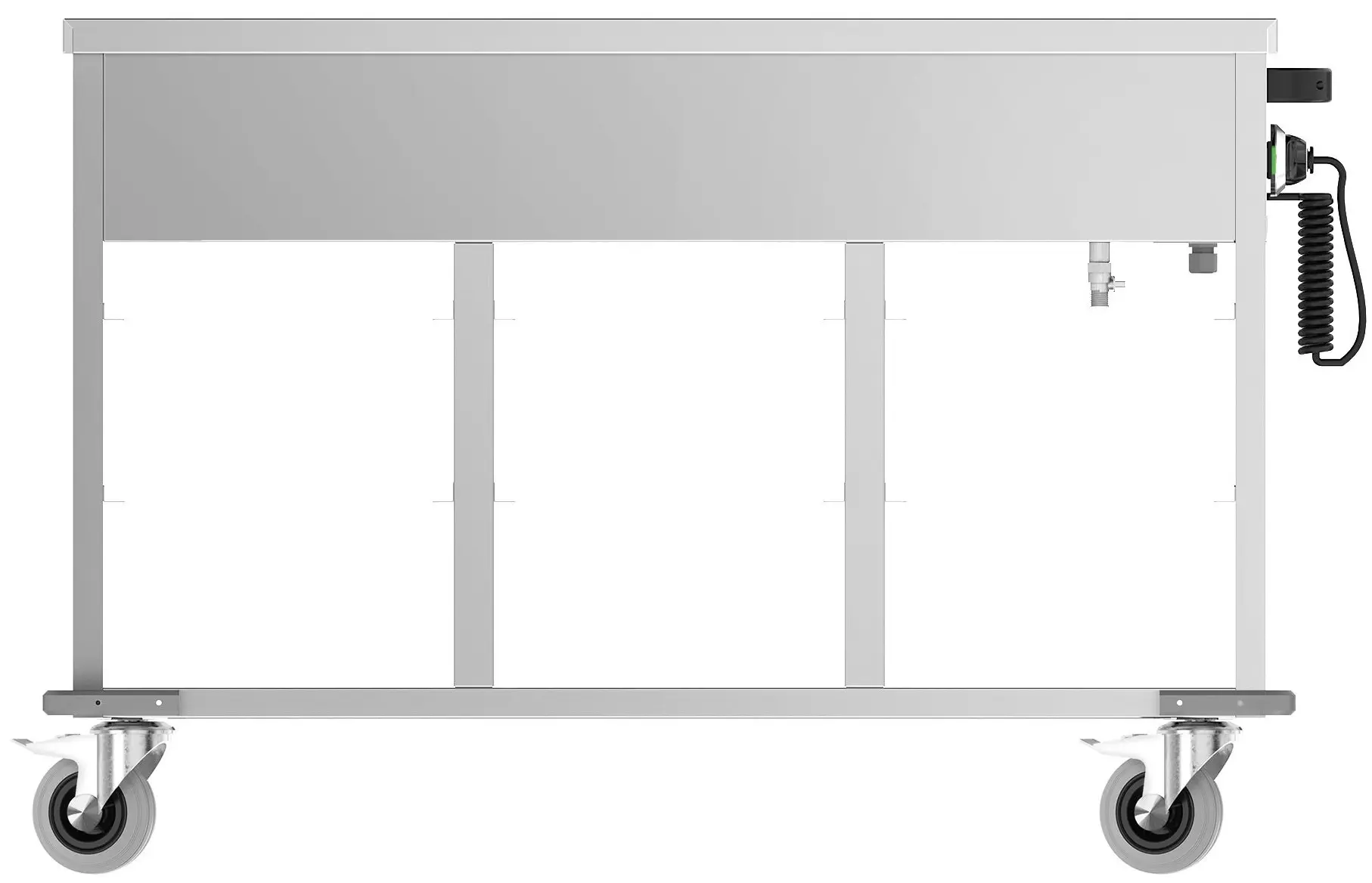 Тепловая тележка GGM Gastro TWBK310 (Inox) - 7