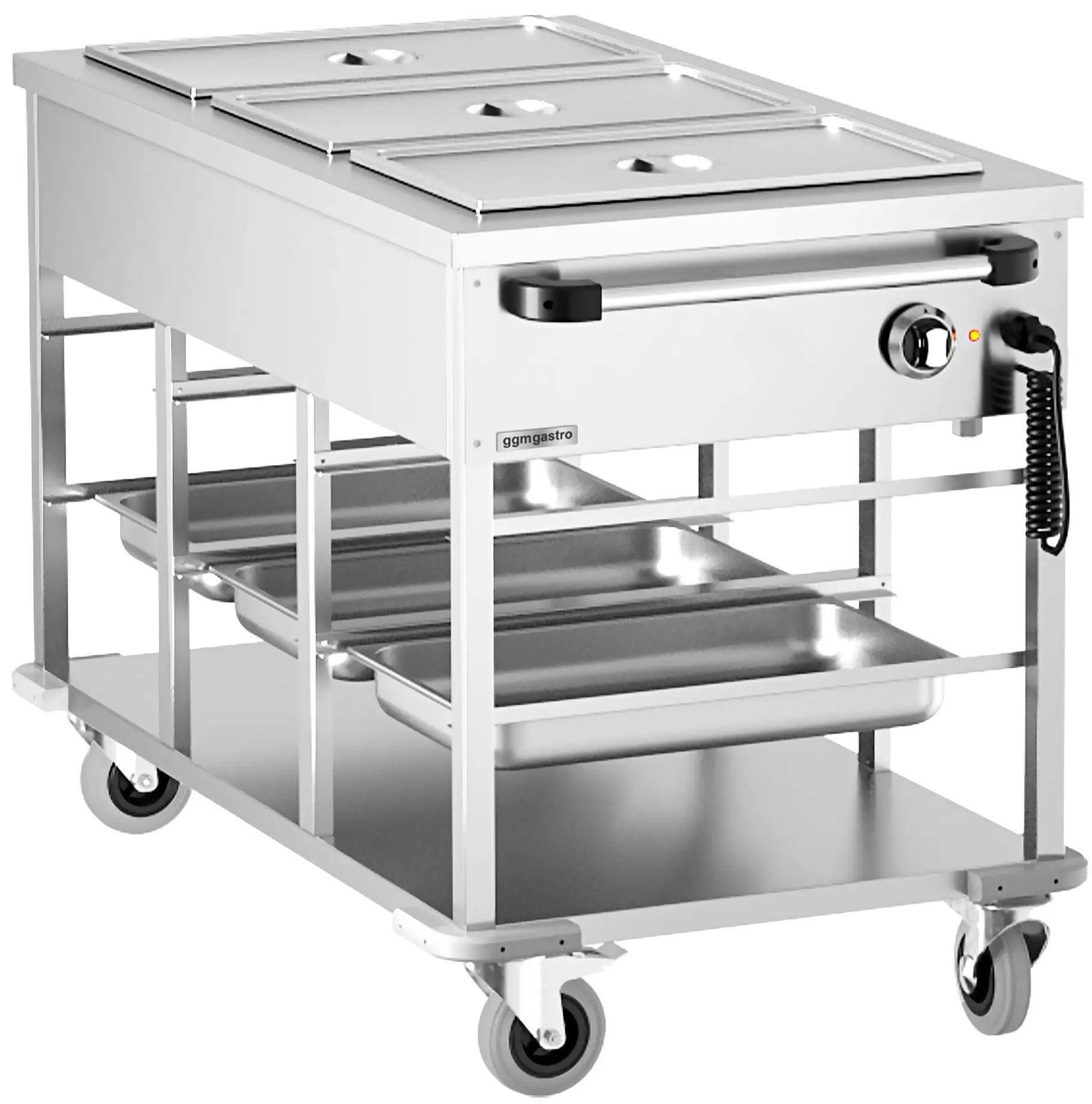 Тепловая тележка GGM Gastro TWBK310 (Inox)