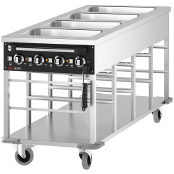 Carucior cald GGM Gastro TWBK400 (Inox/Black) Thumb
