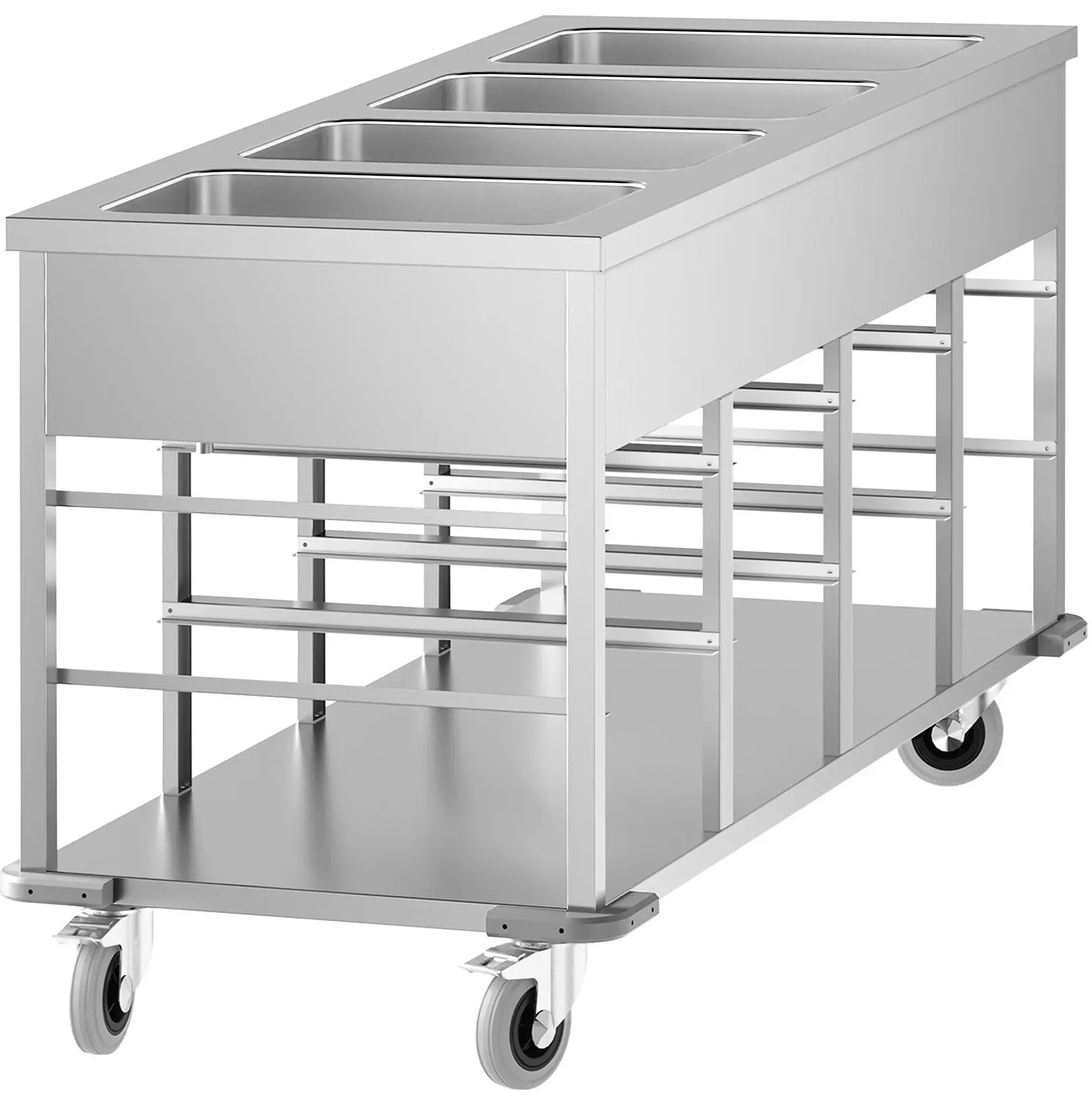 Carucior cald GGM Gastro TWBK400 (Inox/Black) - 4