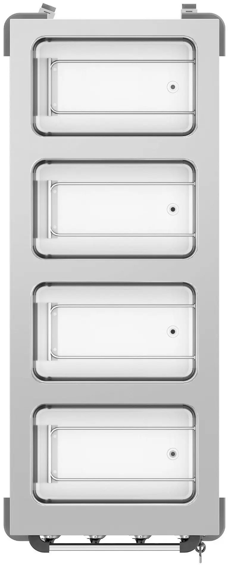 Carucior cald GGM Gastro TWBK400 (Inox/Black) - 5