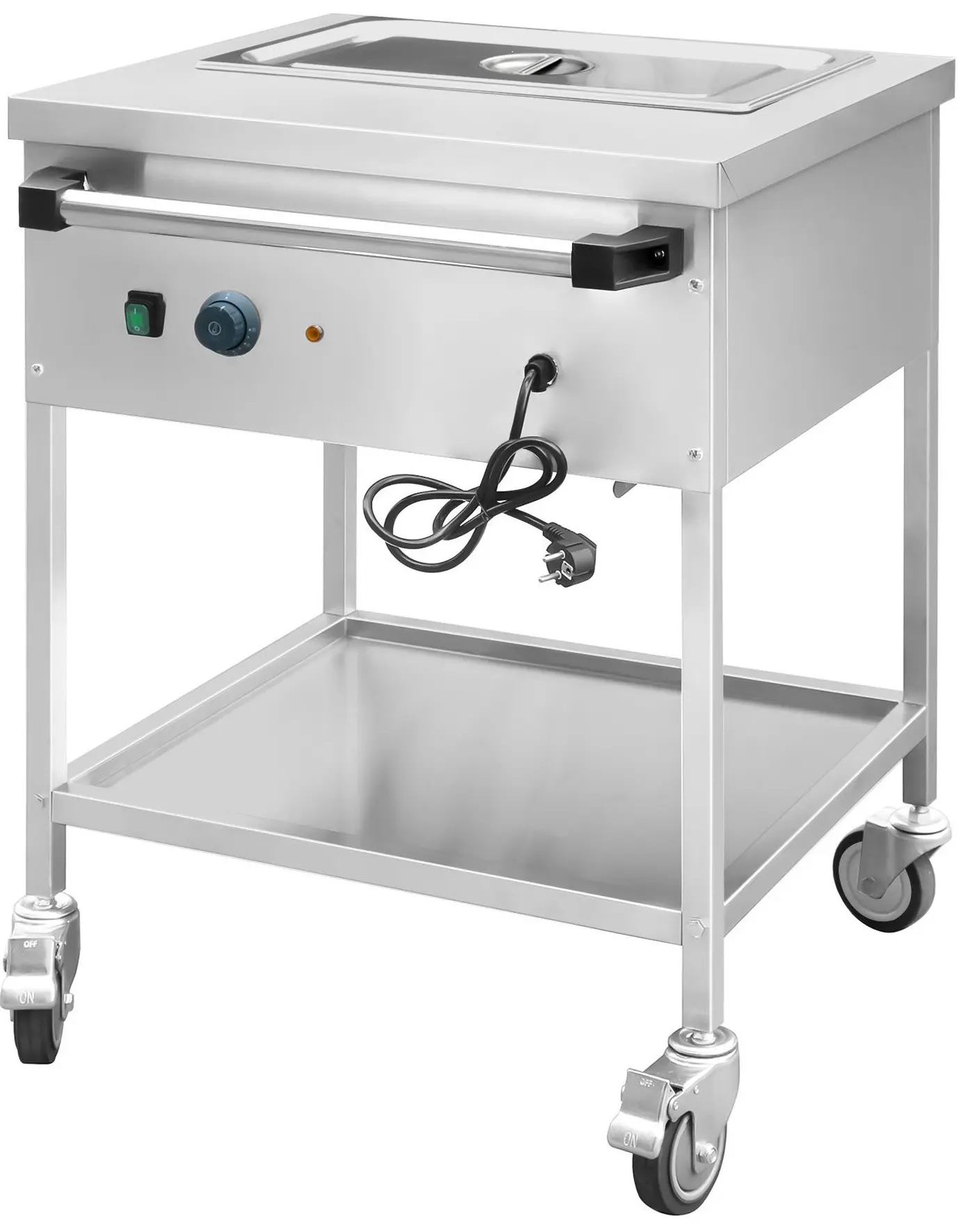Тепловая тележка GGM Gastro TWK1756 (Inox) - 2