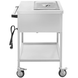 Тепловая тележка GGM Gastro TWK1756 (Inox) Thumb