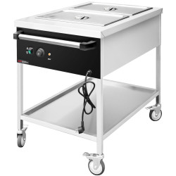 Carucior cald GGM Gastro TWK1758 (Inox/Black) Thumb
