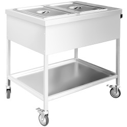 Carucior cald GGM Gastro TWK1758 (Inox/Black) Thumb