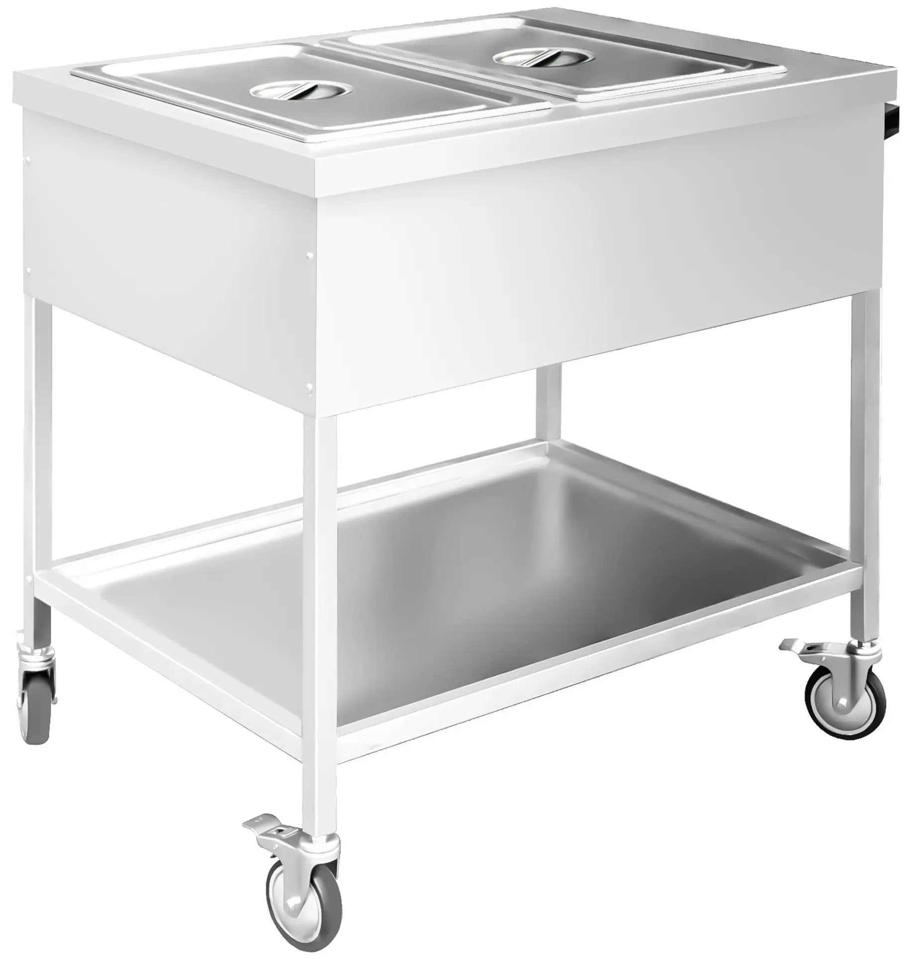 Carucior cald GGM Gastro TWK1758 (Inox/Black) - 3