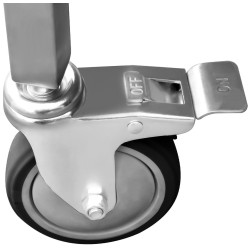 Carucior cald GGM Gastro TWK1758 (Inox/Black) Thumb
