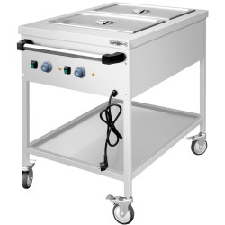 Тепловая тележка GGM Gastro TWK1758TD (Inox) Thumb