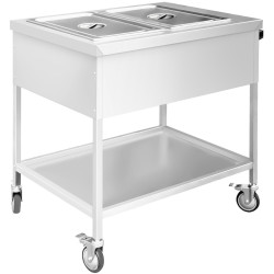 Тепловая тележка GGM Gastro TWK1758TD (Inox) Thumb