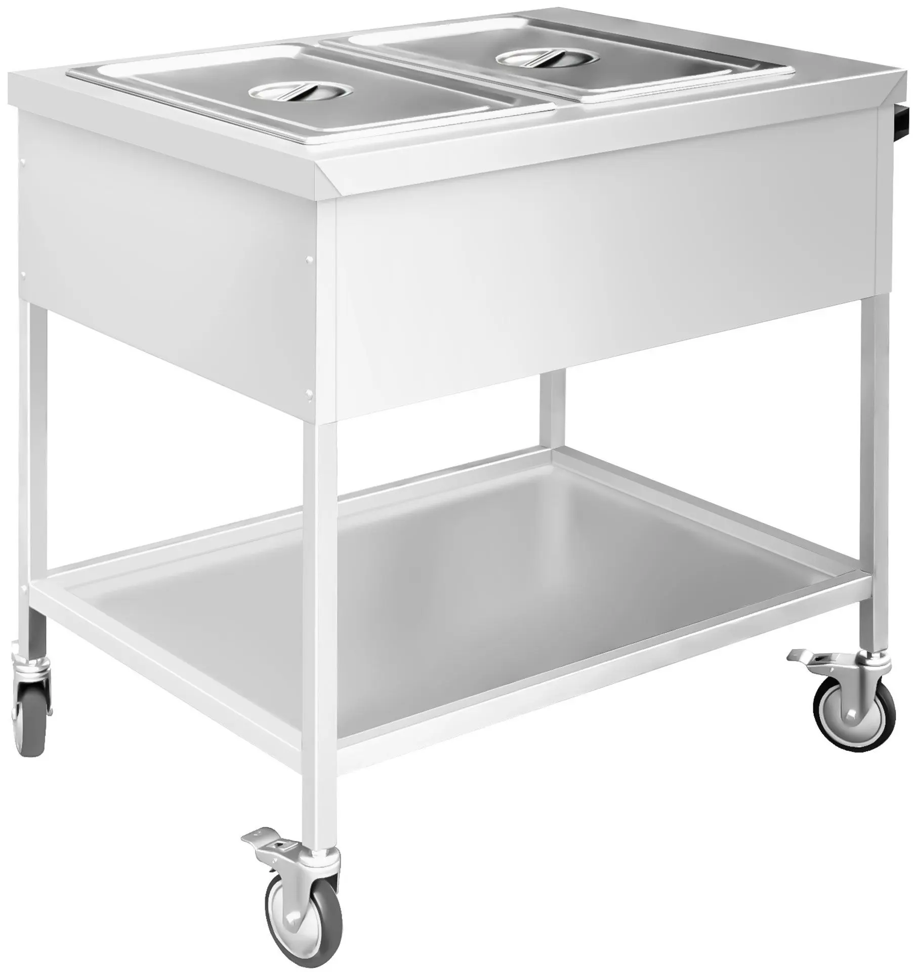 Тепловая тележка GGM Gastro TWK1758TD (Inox) - 3