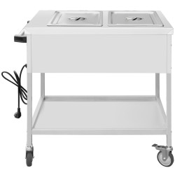 Тепловая тележка GGM Gastro TWK1758TD (Inox) Thumb