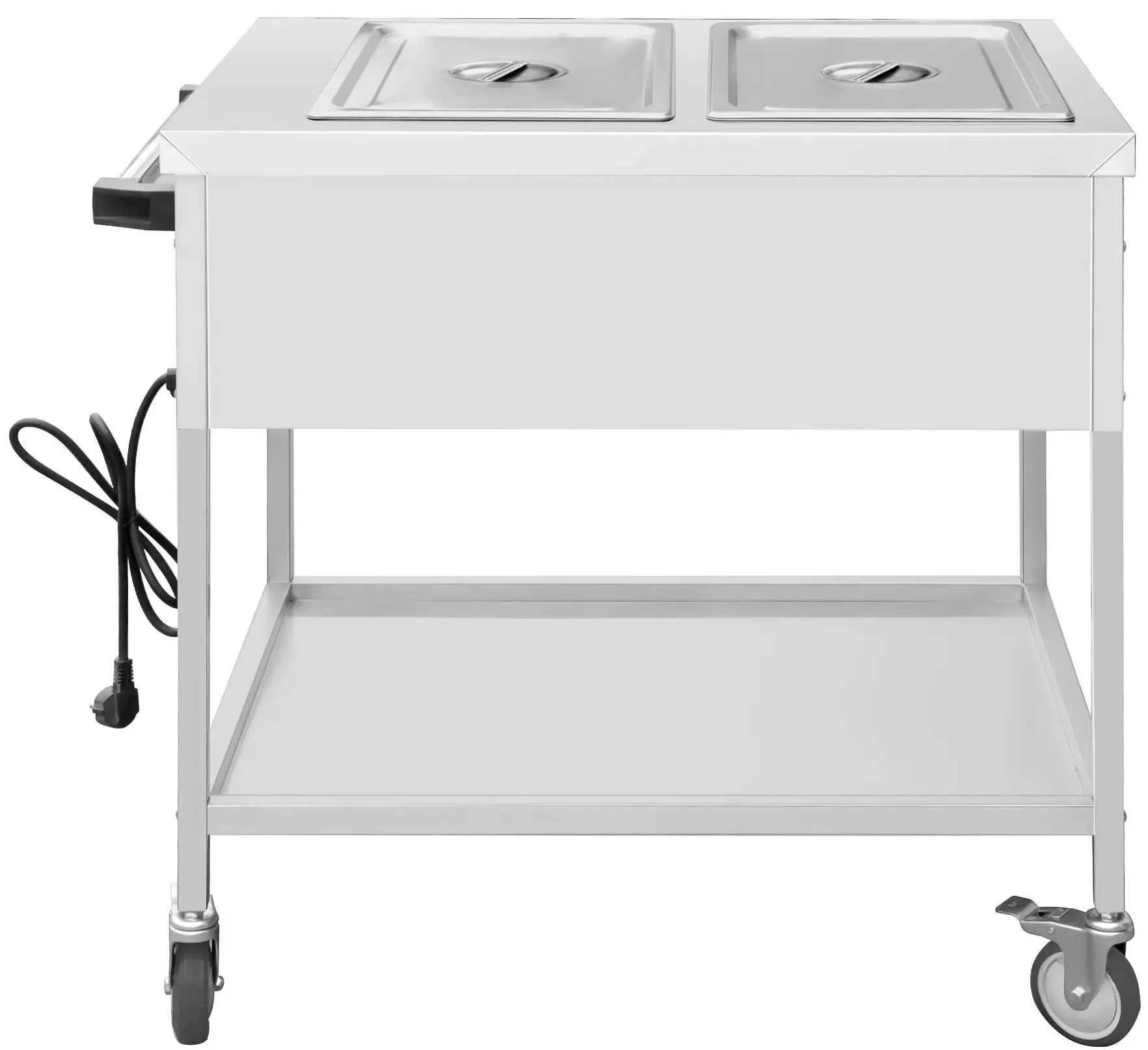 Тепловая тележка GGM Gastro TWK1758TD (Inox) - 4