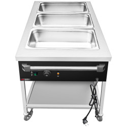 Carucior cald GGM Gastro TWK1760 (Inox/Black) Thumb