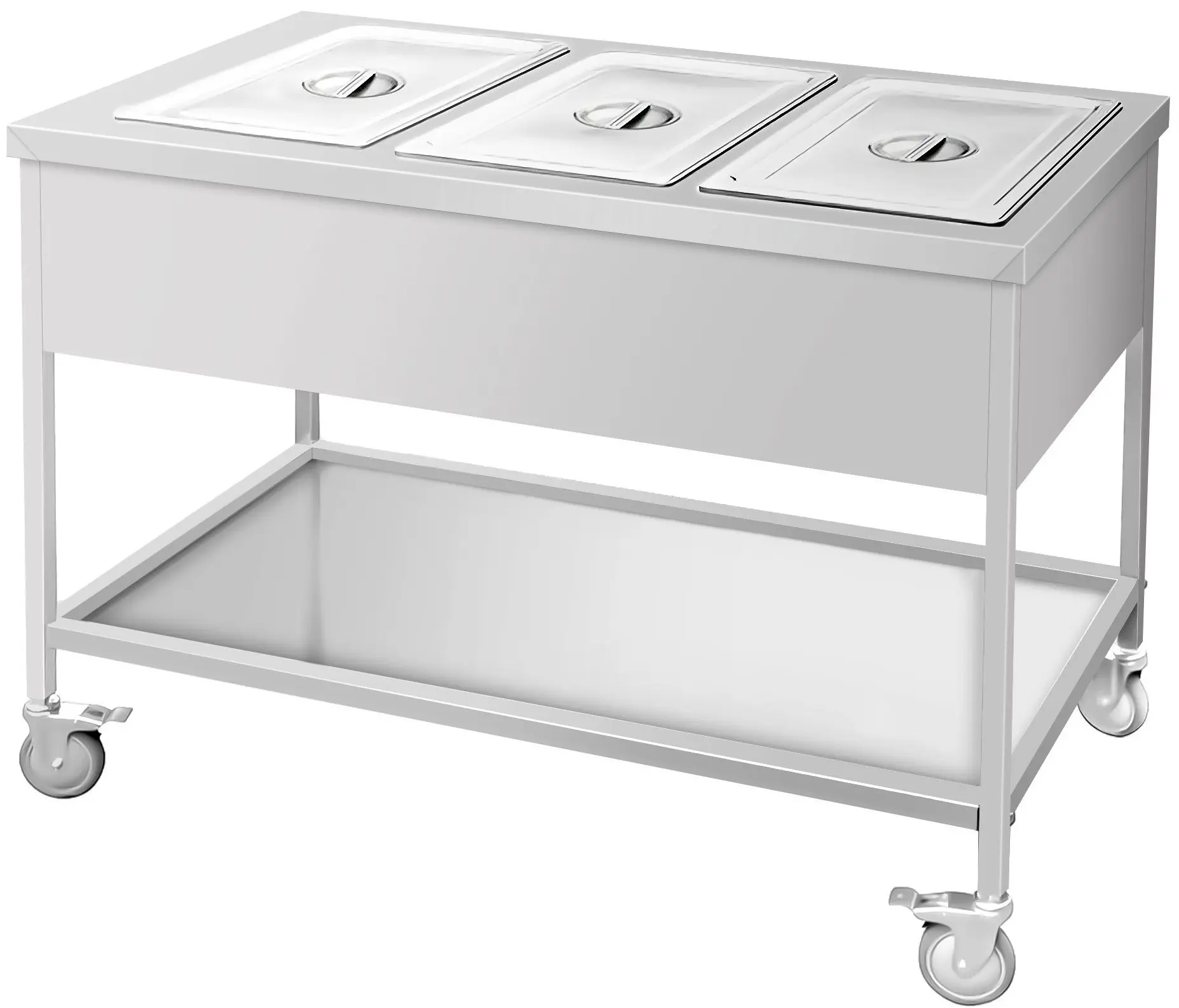 Carucior cald GGM Gastro TWK1760 (Inox/Black) - 4