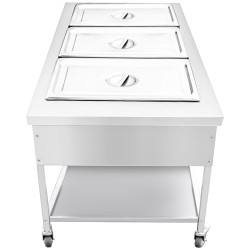 Carucior cald GGM Gastro TWK1760 (Inox/Black) Thumb