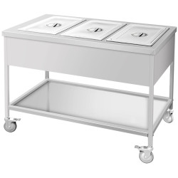 Carucior cald GGM Gastro TWK1760TD (Inox/Black) Thumb