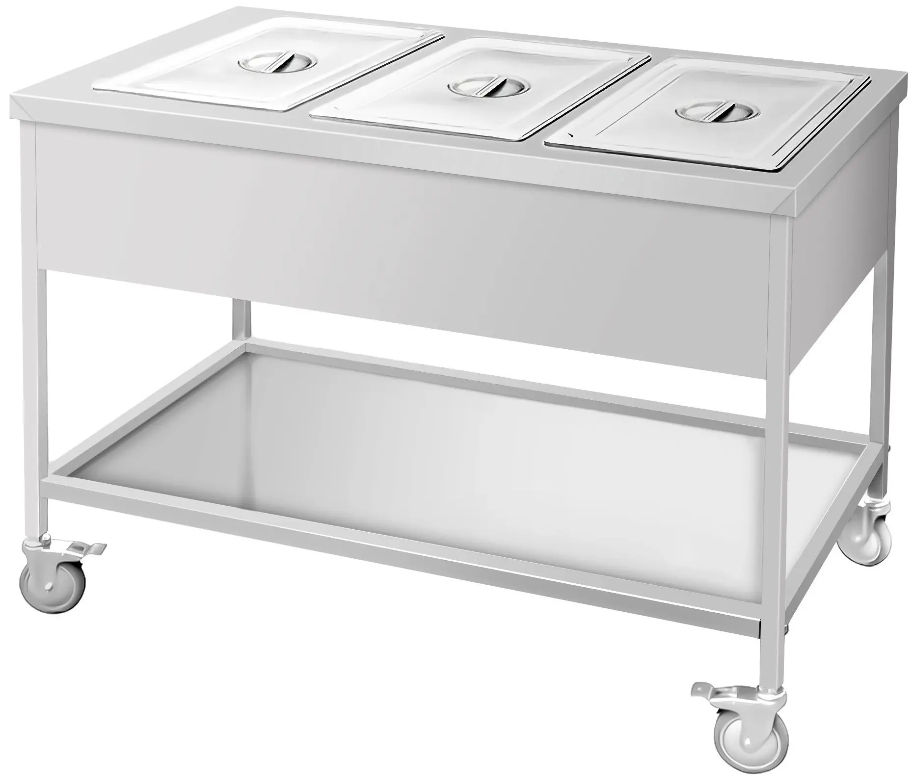 Carucior cald GGM Gastro TWK1760TD (Inox/Black) - 2