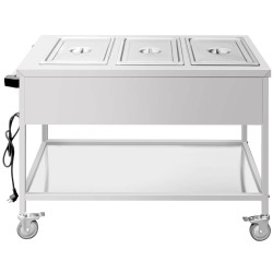 Carucior cald GGM Gastro TWK1760TD (Inox/Black) Thumb