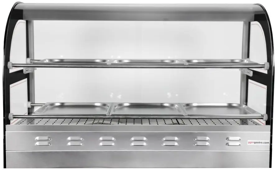 Vitrina calda de pui GGM Gastro ATSM615 (Inox) - 2