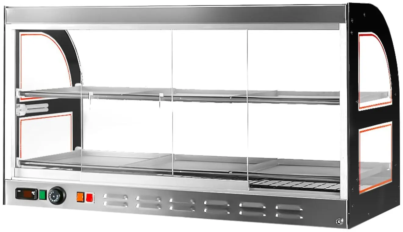 Vitrina calda de pui GGM Gastro ATSM615 (Inox) - 3