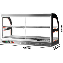 Vitrina calda de pui GGM Gastro ATSM615 (Inox) Thumb