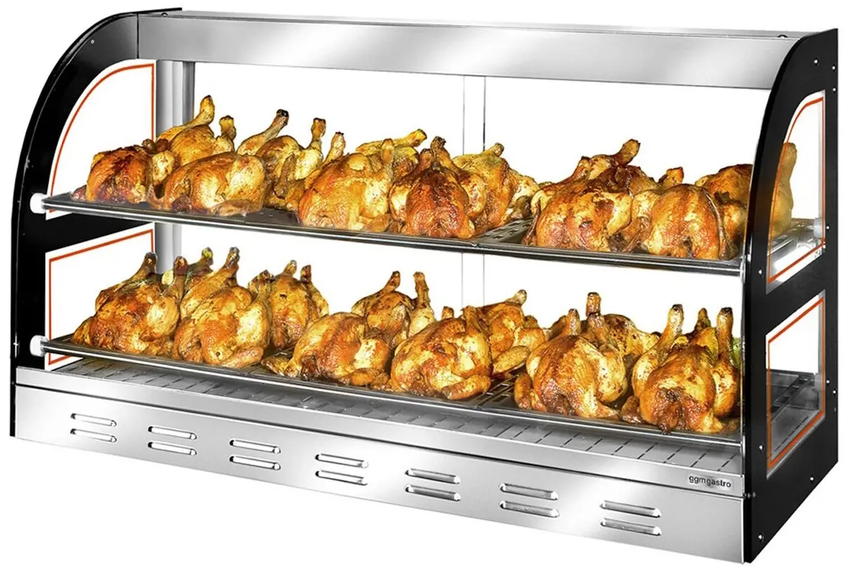Vitrina calda de pui GGM Gastro ATSM615 (Inox)