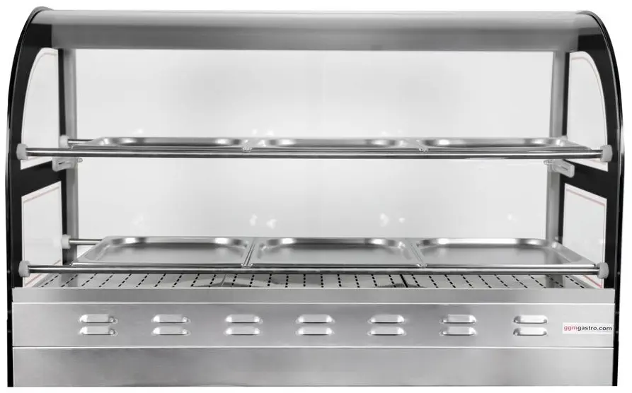 Vitrina calda de pui GGM Gastro ATSM695 (Inox) - 2