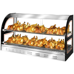 Тепловая витрина для кур GGM Gastro ATSM695 (Inox)
