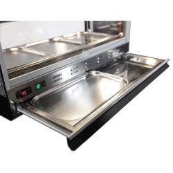 Vitrina calda de pui GGM Gastro ATSM695 (Inox) Thumb