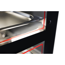 Vitrina calda de pui GGM Gastro ATSM695 (Inox) Thumb