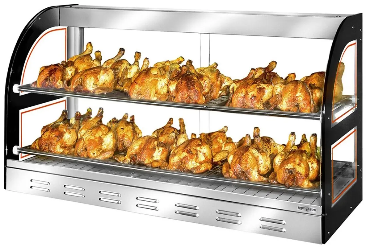 Vitrina calda de pui GGM Gastro ATSM695 (Inox)