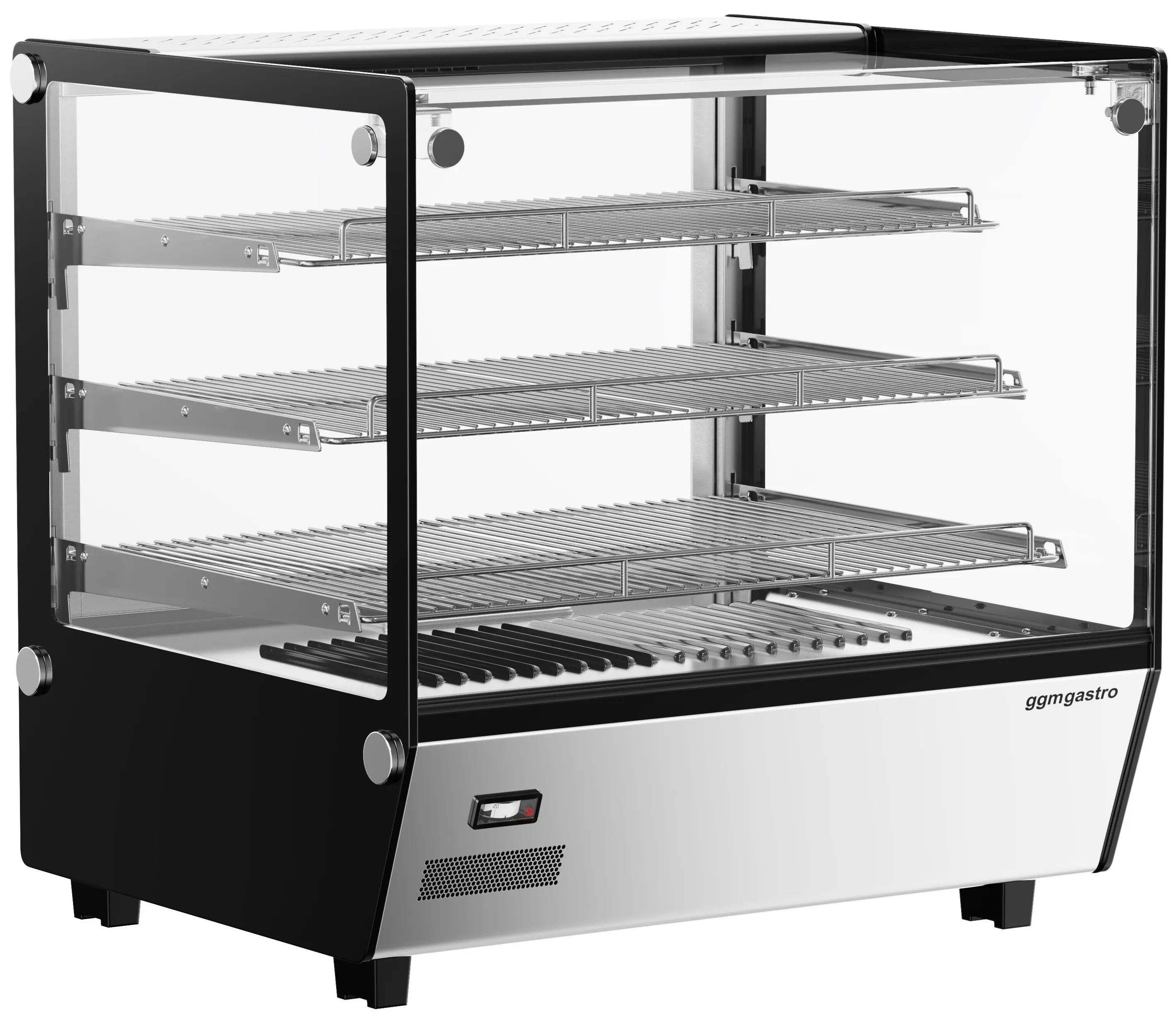 Тепловая витрина GGM Gastro THVNR120 (Inox/Black) - 2