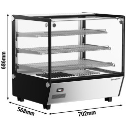 Тепловая витрина GGM Gastro THVNR120 (Inox/Black) Thumb
