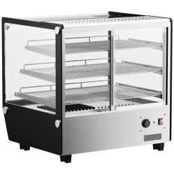 Тепловая витрина GGM Gastro THVNR120 (Inox/Black) Thumb