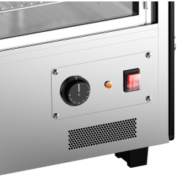 Тепловая витрина GGM Gastro THVNR120 (Inox/Black) Thumb