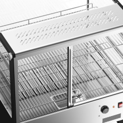 Тепловая витрина GGM Gastro THVNR120 (Inox/Black) Thumb