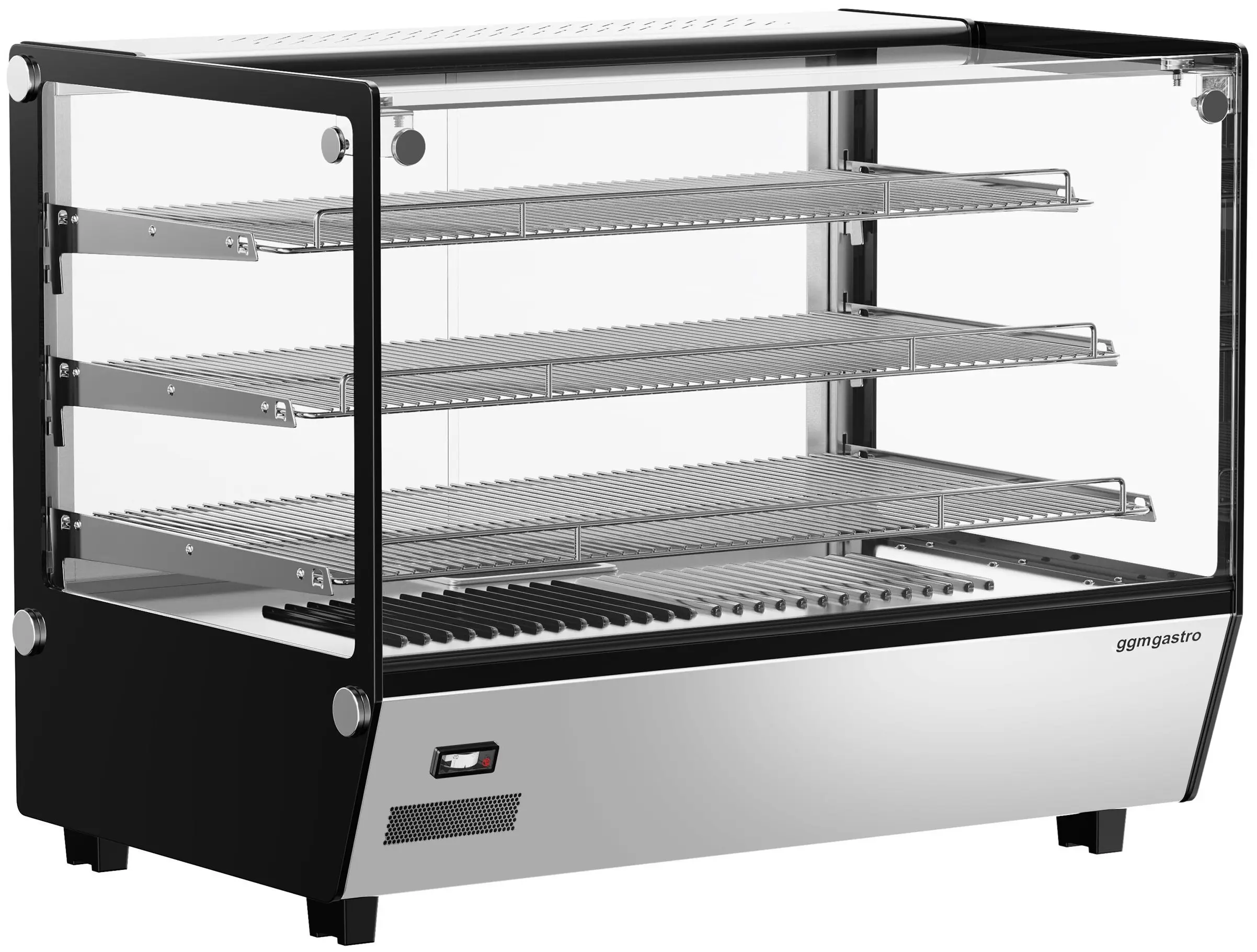 Тепловая витрина GGM Gastro THVNR160 (Inox/Black) - 2