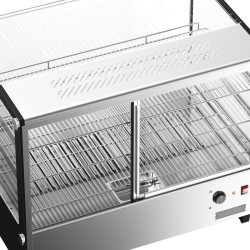 Тепловая витрина GGM Gastro THVNR160 (Inox/Black) Thumb