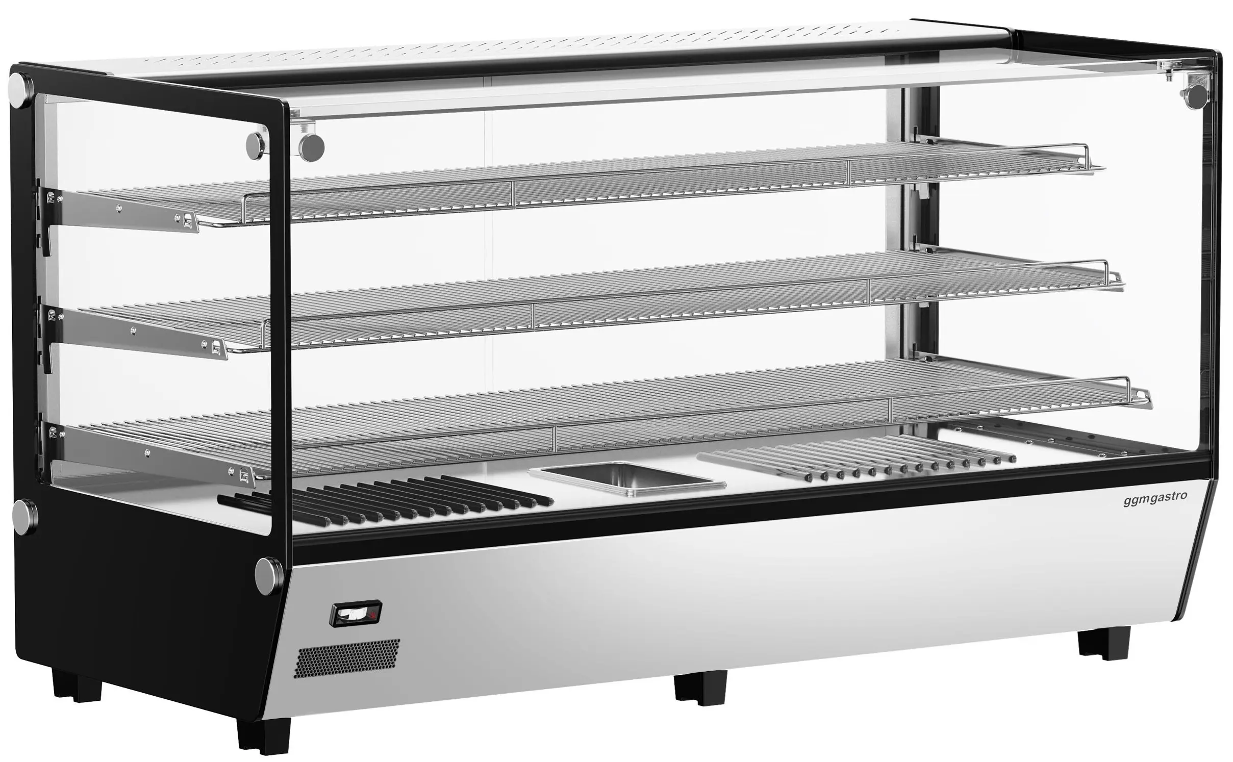 Тепловая витрина GGM Gastro THVNR200 (Inox/Black) - 2