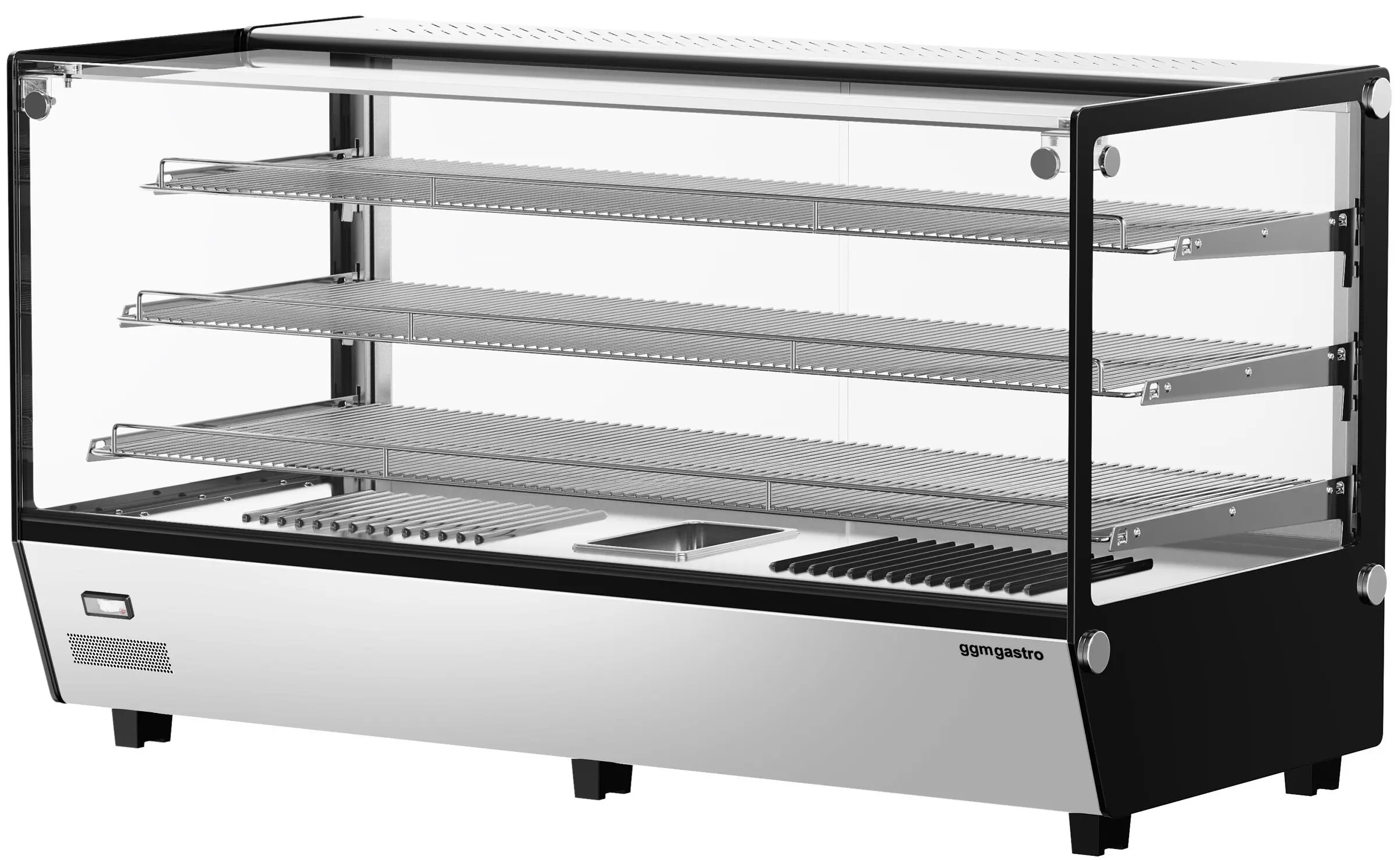 Тепловая витрина GGM Gastro THVNR200 (Inox/Black) - 3