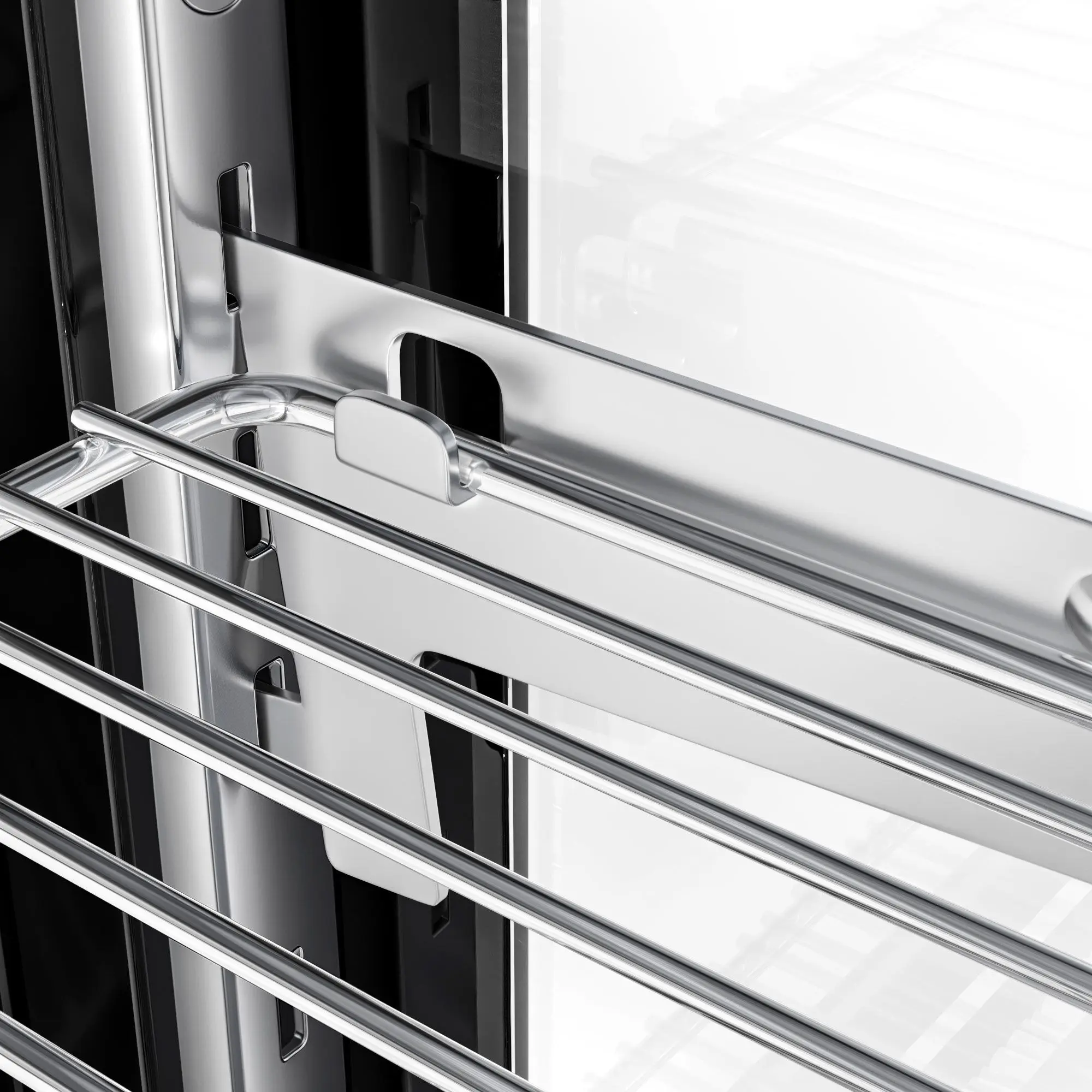 Тепловая витрина GGM Gastro THVNR200 (Inox/Black) - 7