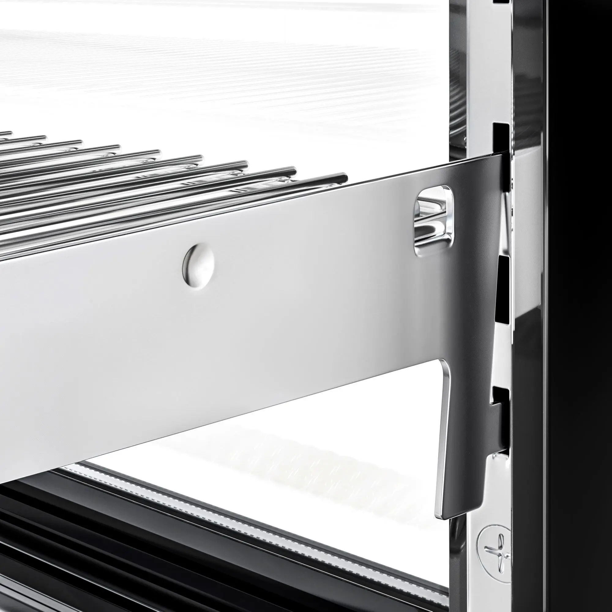 Тепловая витрина GGM Gastro THVNR200 (Inox/Black) - 8