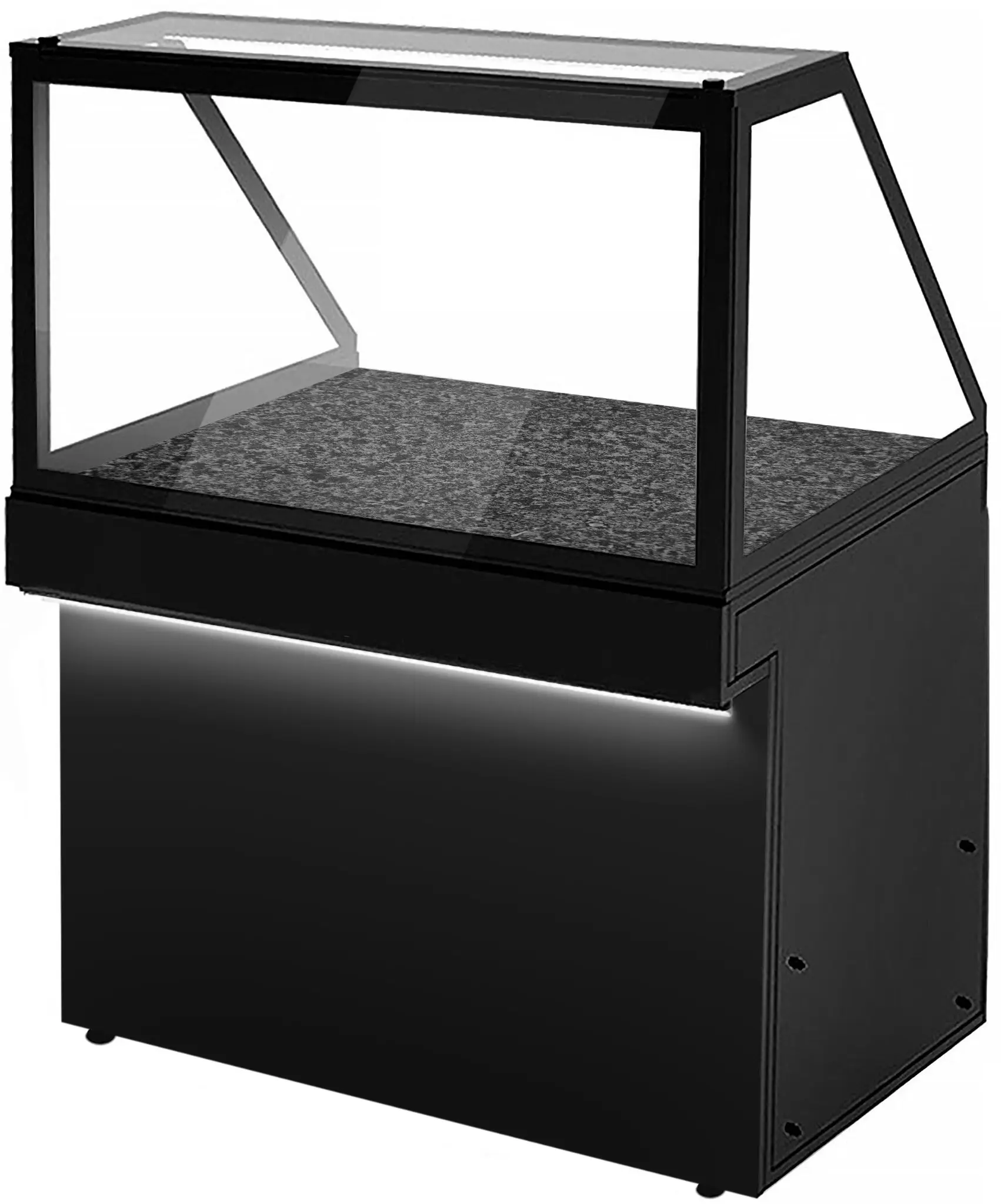 Тепловая витрина GGM Gastro Toronto WHVA138 (Black) - 2